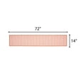 thumbnail image 4 of Beautiful Yarn Dyed Stripe Table Runner by Drew Barrymore, Coral Rose, 72"W x 14"L, 4 of 9
