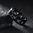 thumbnail image 4 of 316 titanium steel ring for men, stainless steel cast chain ring, 4 of 6