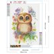 thumbnail image 2 of Pintura de diamante 5D DIY Kit de búho de taladro redondo completo decoración del hogar arte artesanal 30x40cm, 2 of 9