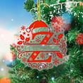 thumbnail image 3 of Adornos Navideños con Monograma Acrílico de 26 Letras y Gorro de Papá Noel | Adornos Navideños 2D para Manualidades | Adornos con Letras Colgantes para Decorar El Hogar, La Chimenea, La Puerta y La V, 3 of 5