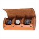 thumbnail image 4 of Estuche de Viaje con Rollo para Relojes, Organizador de Relojes para Hombre con 3 Ranuras, Expositor y Almacenamiento Portátil., 4 of 7