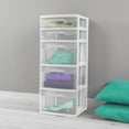 thumbnail image 3 of Sterilite 5 Drawer White Tower, 3 of 6