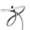 thumbnail image 2 of Lámpara de mesa Benzara BM309029 56 cm Twisted LED Chrome, 2 of 5