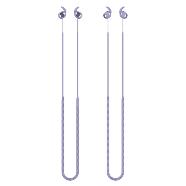 Silicone Anti-Lost Headphone Rope Lanyard for Samsung Galaxy Buds 3 Pro Earbuds - Soft, Durable, Comfortable, Clear, 1-Pack
