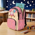thumbnail image 4 of Tutolipy 17 Inch Student Backpack, Large School Bookbag for Girls Teens, Multi-Pockets Multiple Storage Pockets Book Bag for High School Elementary School, 4 of 8