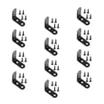 thumbnail image 4 of 12PCS Thickened Corner Brace 90° L-shaped Right Angle Bracket with 48PCS Screws, 4 of 9