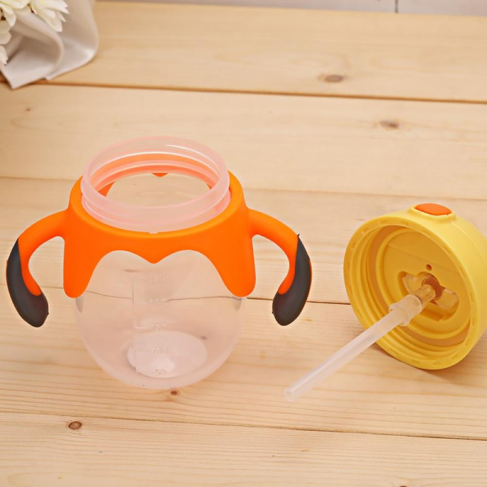 Toddler Learning Drinking Cup Ppsu Straw Cup For 1-2 Year-olds,  Antiflatulence, Leak-proof, Spill-proof