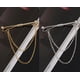 thumbnail image 4 of 2 Piezas de Collar Lazo de Accesoro de Joyería paar Mujeres de Color Plata, 4 of 9