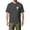 Dark Gray, variant on Mens Jesus Cross Printed Short Sleeve Cotton T-Shirts Crew Neck Shirts Faith Christ Tops