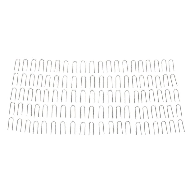100PCS High Temperature Nichrome Jump Ring Mini U Hanger Hooks for Ceramic Ornament Jewelry Necklace Making