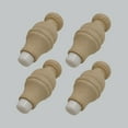 thumbnail image 2 of Renovators Supply Door Stoppers 3 5/8" Wall Mount Victorian Unfinished Wooden Door Bumper Stops Pack of 4, 2 of 8