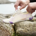 thumbnail image 4 of lnmuld Men Women Barefoot Shoes, Breathable Mesh Shoes for Water Yoga Fitness Hiking Color:Purple,Size:8, 4 of 9