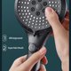 thumbnail image 4 of Cabezal de ducha de alta presión con 6 modos de rociado y turbo | Ducha de mano con botón de pausa para ahorrar agua | Ajuste universal para hogares con baja presión de agua, 4 of 8