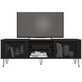 thumbnail image 5 of Better Home Products Frizz Mid-Century Modern TV Stand for 70 Inch TV in Black, 5 of 5