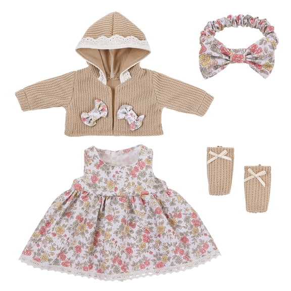 Doll Clothes for 18 Inch Dolls Sets, Dolls Clothes Outfit Accessories Set for Christmas Birthday Gifts