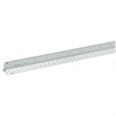 Alvin 30cm Aluminum Metric Triangular Scale