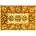 thumbnail image 1 of Ahgly Company Indoor Rectangle Abstract Yellow Modern Area Rugs, 2' x 4', 1 of 4