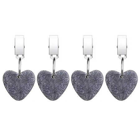 

Tablecloth Counterweight Tablecloth Pendant Heart Shape Table Cover Counterweight Stone Table Counterweight Hanger With Metal Clip For Tablecloth Decoration Dinner Outdoor Picnic