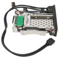 thumbnail image 4 of Hard Disk Enclosure, 3.5inch Hard Disk Enclosure Dual Ports Dual Bay  for Computer for Desktop PC, 4 of 7
