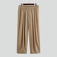 thumbnail image 3 of INCERUN Men's Loose Drawstring Harem Pants Casual Wide Leg Trousers Long Pants, 3 of 8