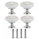 thumbnail image 1 of Perilla de manija - 4 unids/set Manija de cerámica moderna Perillas de manija de tracción Accesorios de hardware para armario de armario(1), 1 of 14