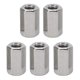 thumbnail image 2 of 5PCS Hex Coupling Nut M10 X 1.5 17 L30mm Rustproof Stainless Steel Connector Nut for Threaded Rod, 2 of 5