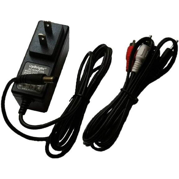 Adapter Power Supply 2RCA Audio Y Cable Cord for Bose Companion 2 Series II Companion 3 Series III PC Speakers Multimedia Computer Speaker System P/N JOD-48U-08A PT 263027 Power