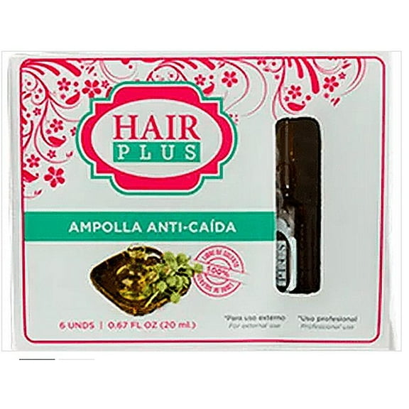 Ampollas Anti-Caida Hair Plus 6 Unidades
