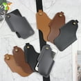 thumbnail image 4 of HESITONE Leather Phone Holster,Phone Holder for Belt Loop,Cell Phone Cases,Belt Pouch, 4 of 19