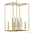 thumbnail image 7 of Urban Ambiance Luxury Luxe Hall & Foyer, Size: 30-1/2"H x 20"W, with Transitional Style Elements, Palladian Gold Finish and White Silk Shade, UHP2634, 7 of 7
