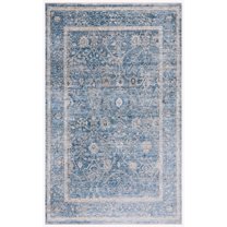 SAFAVIEH Dream Vonda Floral Area Rug, Grey/Turquoise, 5' x 8'