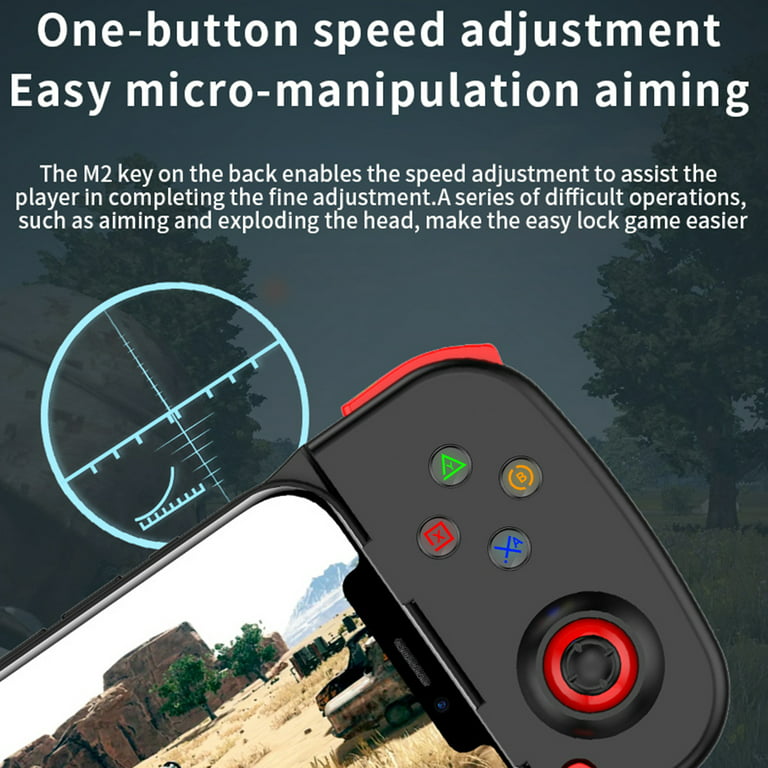 Joso Wireless Mobile Gaming Controller for iOS, Android, iPad, Tablet, PC,  Phone Controller for iPhone 14/13/12/11, Galaxy S22/21, Android Phones, COD