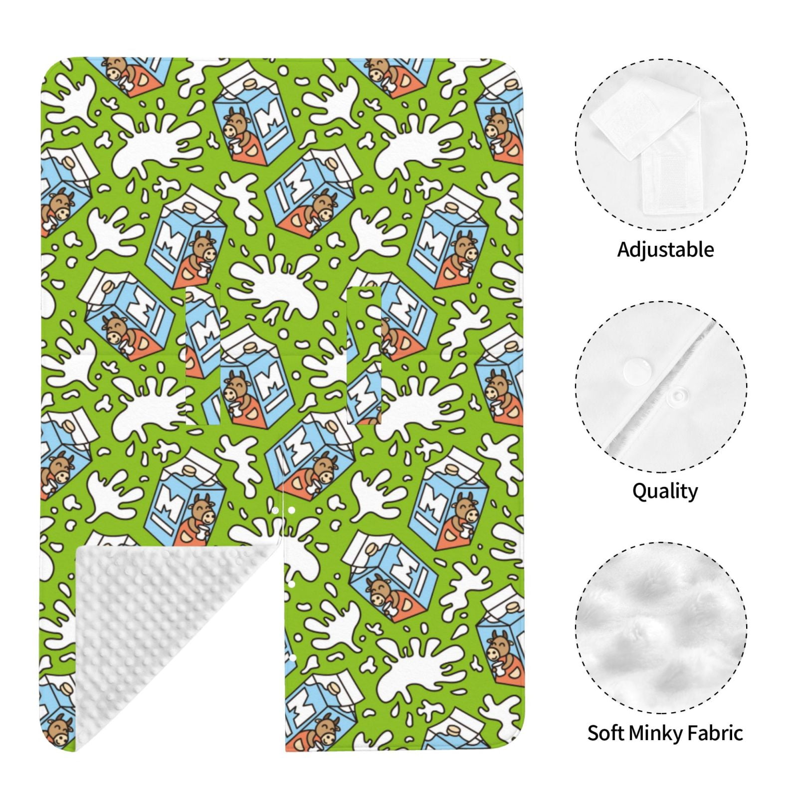 Car Seat Cover Baby - cartoon milk cow Breathable Infant Car Seat Cover for Baby Carseat, Lightweight Comfort Baby Essentials Must Haves Newborn Stuff for Girl Boy