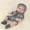 E, variant on Upgraded HEROOY Reborn Doll Girl Clothes 30cm Suitable For 12 Inch Simulation Doll Clothes Toy Gifts Puzzle Playhouse G