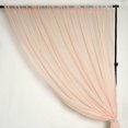 thumbnail image 6 of BalsaCircle 10 feet x 10 feet Sheer Voile Backdrop Drapes Curtains 2 Panels 5x10 feet Wedding Party Blush, 6 of 8