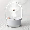 thumbnail image 4 of ​Portable Magnetic Ball Humidifier - 350ml USB Rechargeable Cool Mist Humidifier with Night Light - Auto Shut-Off, 8-Hour Runtime, Quiet Operation for Bedroom & Office (7.9")​​ White, 4 of 8