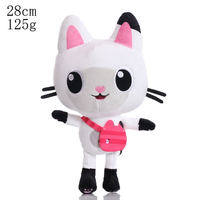 Gabby casa de muñecas de juguete, Mercat, animales de peluche de dibujos animados, sirena, coche, gato, muñeco de peluche para niños