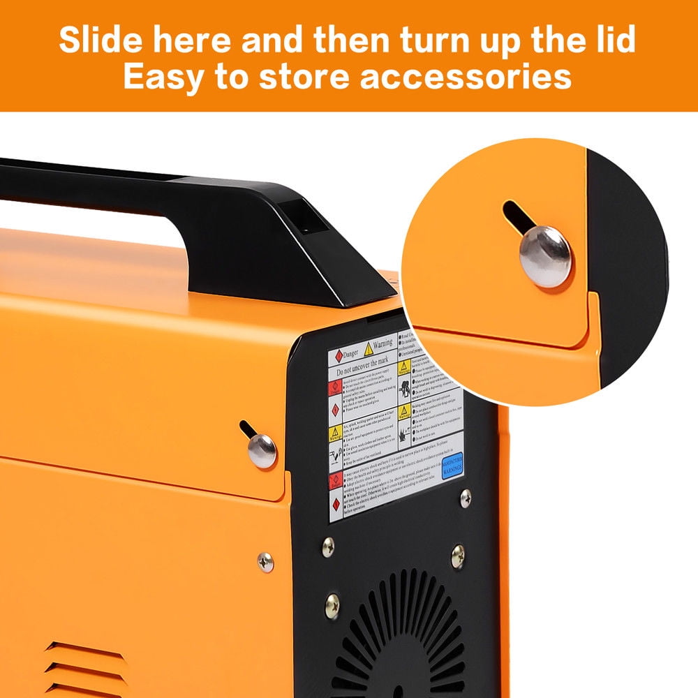 MIG 130 Welder Flux Core Wire Automatic Feed Welding Machine w/ Free Mask