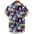 thumbnail image 2 of Camisas hawaianas con estampado de frutas a la moda para hombre, camisa informal de manga corta con estampado 3D de talla grande para hombre, camisa hawaiana de playa de verano, 2 of 5