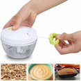 thumbnail image 3 of Manual Food Chopper - Hand Pull Mincer Blender Mixer Food Processor G, 3 of 4