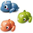 thumbnail image 1 of Baby Bath Toys Floating Wind-up Dinosaurs Swimming Pool Games Water Play Gift fo, 1 of 3