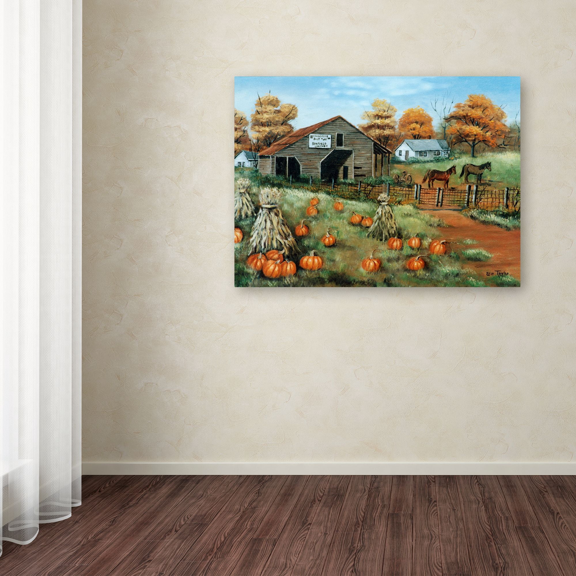 Trademark Fine Art 'Cooksville Barn' Canvas Art by Arie Reinhardt Taylor