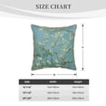 thumbnail image 3 of Home Decoration Outdoor Almond Blossom Throw Pillow Cover Case Velvet border pillowcase Decorative Cushion for Couch Bed（Without pillow core）, 3 of 6