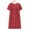 Red, variant on Wedfrse Womens Pajama Sets,Nightgowns for Women,Cotton Silk Short Sleeved Sleep Dress For Middle New Loose Fitting Home Wear Elderly Sleepwear Dress,Cotton Pajamas,Pj Sets,Night Gowns,Black,One Size