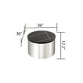 thumbnail image 2 of 3PC CT805-3 Coffee Table Set made with Stainless Steel & Mango Wood in Silver, 2 of 4