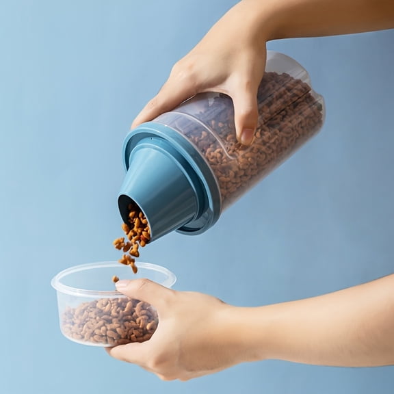 Airtight Pet Food Storage Container for Dog Cat Dry Food, BPA Free Kitchen Canister with Secure Seal
