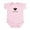 Petal Pink, variant on CafePress - Nonno's Little Monkey GIRL Infant Bodysuit - Baby Light Bodysuit, Size Newborn - 24 Months