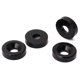 thumbnail image 4 of 3xJuego de 4 bujes de junta de acero tornillos para guitarra bajo placa de cuello negro 3 piezas, 4 of 8