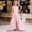 Pink, variant on HOWPAY Summer Dresses for Girls High Waist Tiered Skirt Sleeveless A Line Formal Wedding Flower Girl Piano Recital Graduation Gown Dark Blue