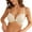 Beige, variant on Push-up Padded Bras for Women Plunged Underwire Support Bra Add One Cups, Black 36A
